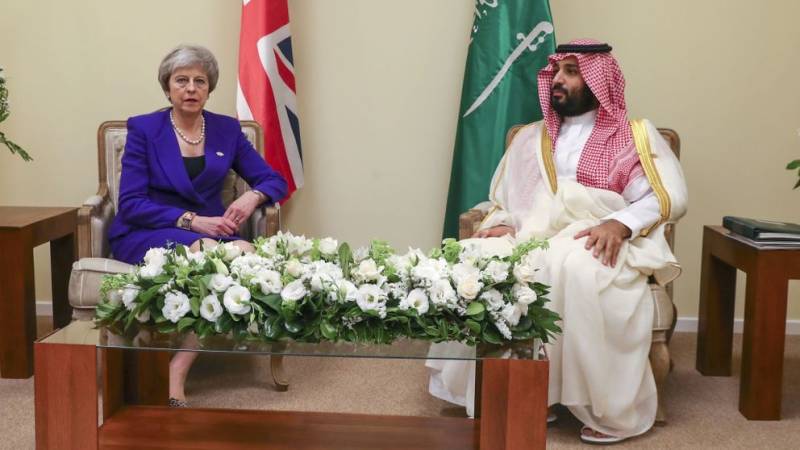 British Prime Minister meets Saudi Crown Prince