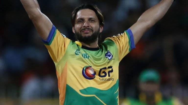 Shahid Afridi makes history in T10 league