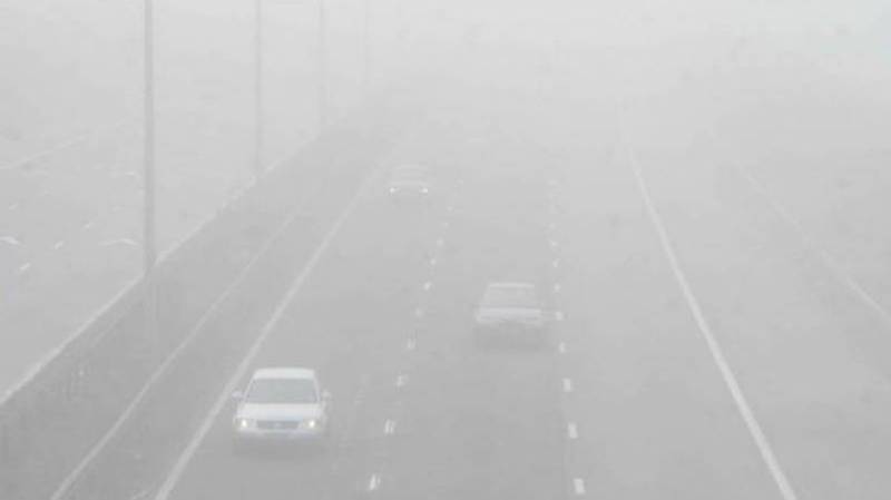 Different sections of motorway closed due to dense fog