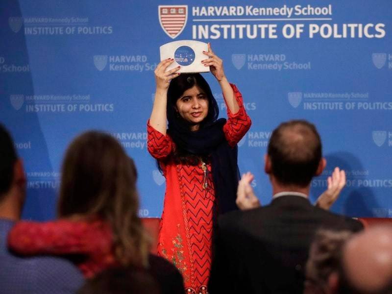 Malala receives Harvard award; urges students to embrace activism