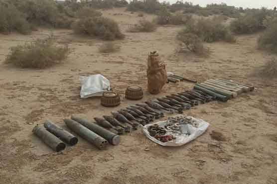 FC Balochistan seize huge cache of Arms and Ammunitions