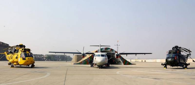 Pakistan Navy inducts upgraded ATR aircraft, Sea King Helicopters