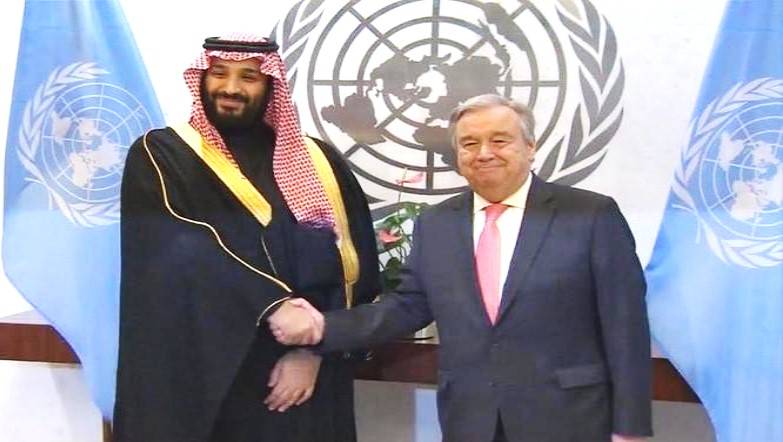 UNSG, Saudi Crown Prince discuss latest developments in Yemen