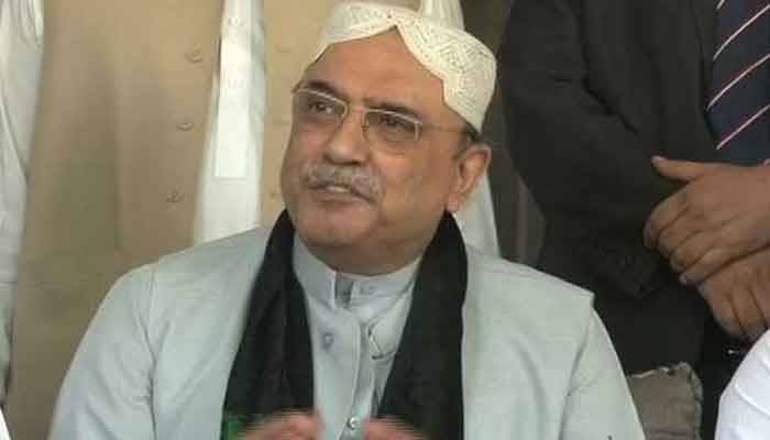 Murder of MQM leader conspiracy against peace: Asif Zardari