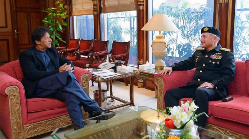 PM, Naval Chief discuss professional matters of Pakistan Navy