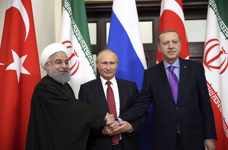 Russia to host Putin-Erdogan-Rouhani summit on Syria