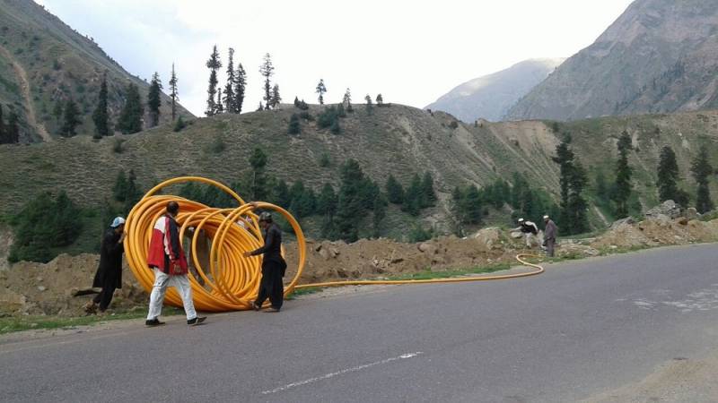 First ever cross border international Optic Fibre Cable Network established in history of Pakistan