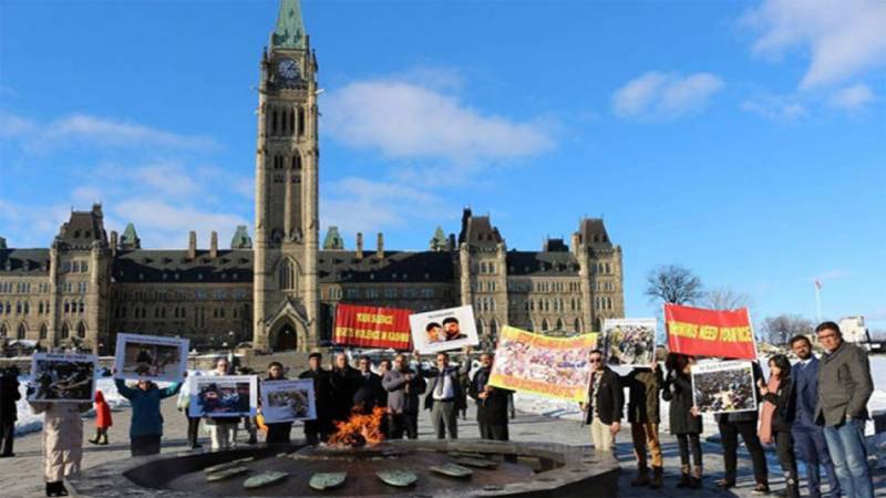 Canadians express solidarity with Kashmiris