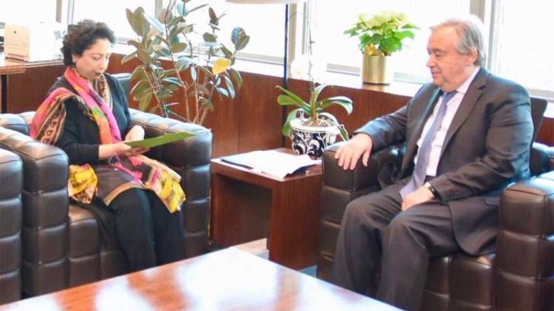 Pakistan's envoy briefs UN Chief on latest situation in IOK