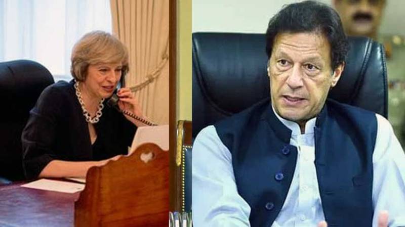 Britain PM Theresa May gives an invitation offer to Pakistani PM Imran Khan