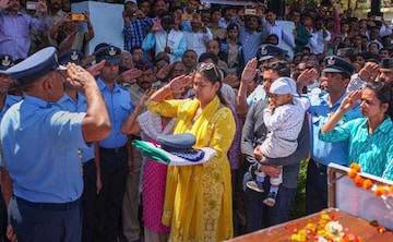 IAF killed Pilot wife asks Indian journalists, anchors to go to border and fight war instead of creating war hysteria