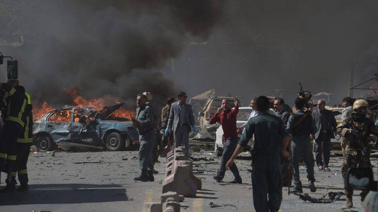 Several deadly explosions in Kabul at a ceremony attended by Country Chief Executive