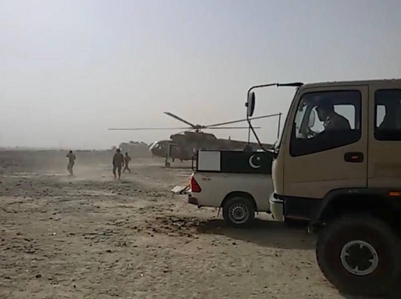 24 truck, two C-130 plane loads of relief goods reach in Kech, Balochistan