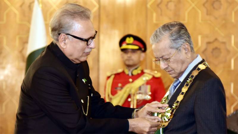 Malaysian PM conferred highest civil award Nishan-e-Pakistan