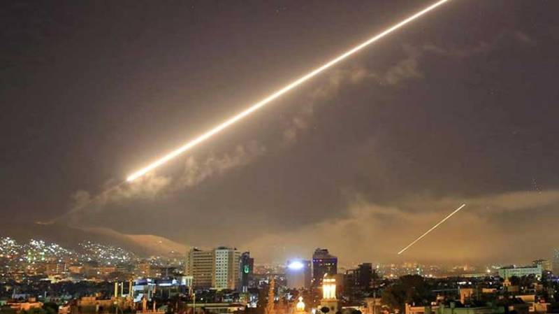 Syria's air defenses intercept Israeli missiles