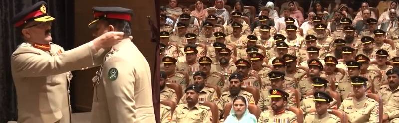 Pakistan Army Officers awarded with top medals in Corps Investiture ceremony