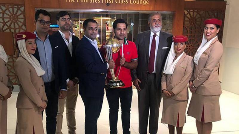 ICC World Cup trophy arrived in Pakistan yet again on global tour