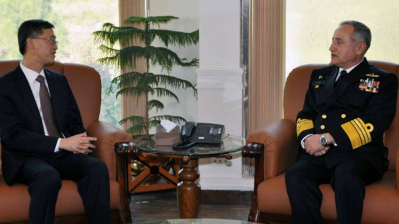 Naval Chief, Chinese envoy discuss defense cooperation