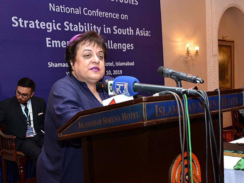 Regional peace linked with strategic stability: Shireen Mazari 