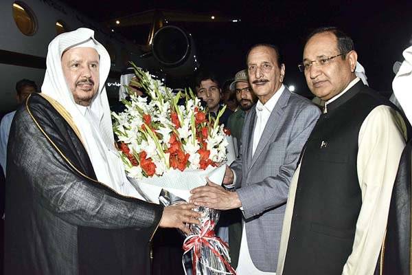 Chairman Saudi Shura Council arrives in Islamabad