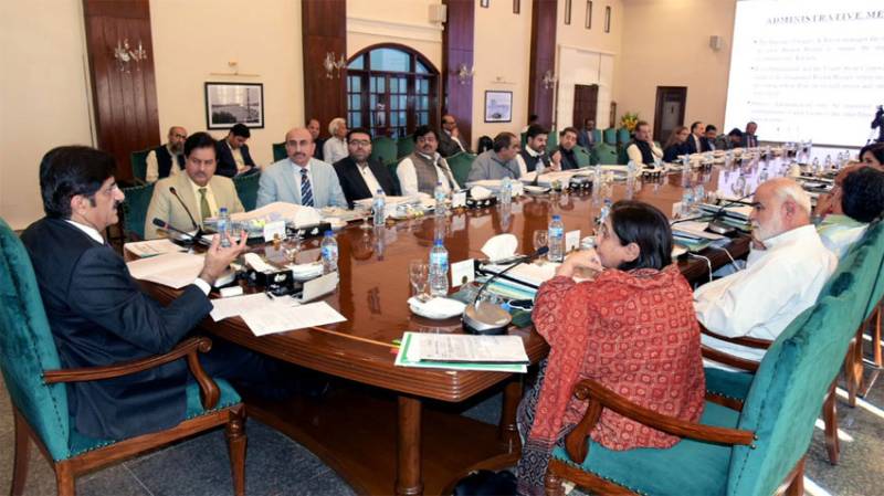 Sindh Cabinet meeting held in Karachi