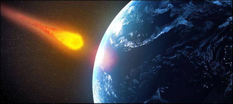 Asteroid racing through our solar system from earth?