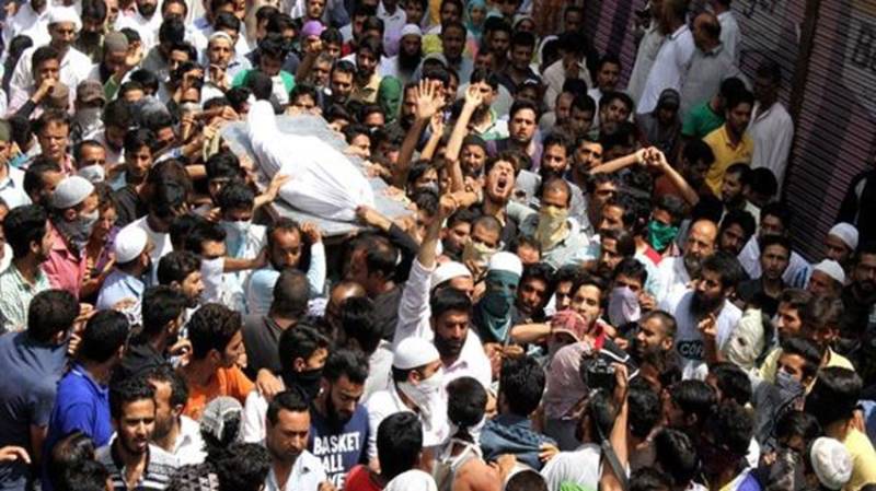 Indian troops martyr 13 Kashmiris in April