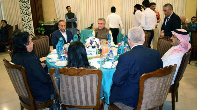 FM Shah Mehmood Qureshi hosts Iftar dinner in honour of Pakistan based Ambassadors in Islamabad