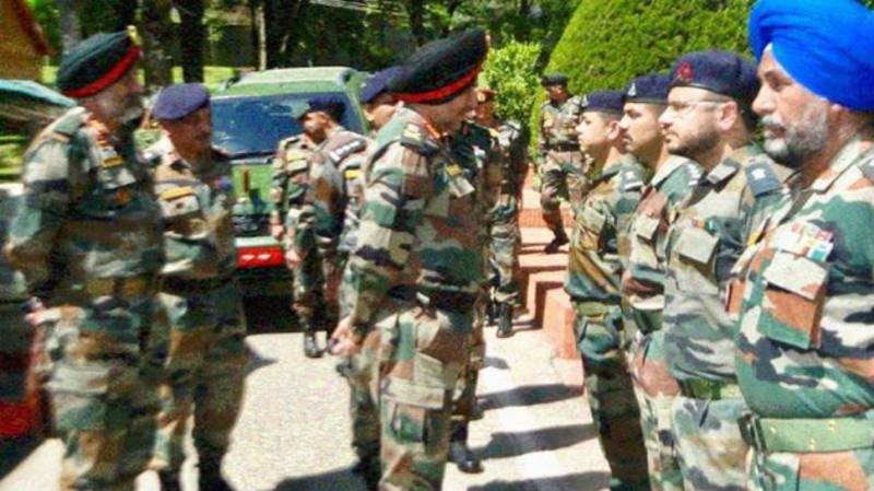 Indian Army Commander reviews Occupied Kashmir security situation, gives important instructions