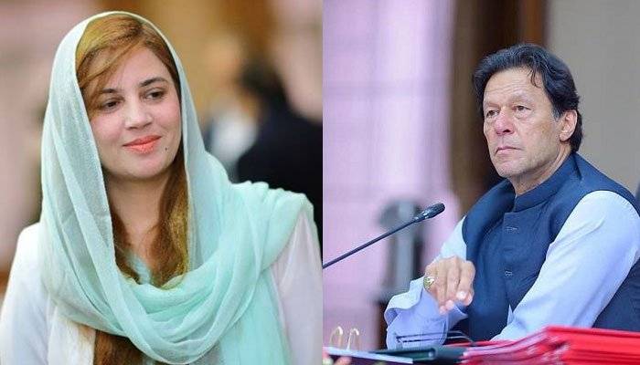 PM Imran Khan gives a shutup call to State Minister Zartaj Gul during cabinet meeting