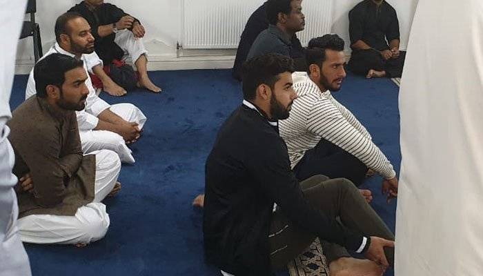 Pakistan cricket team offered Eid ul Fitr prayers at a local mosque in Nottingham