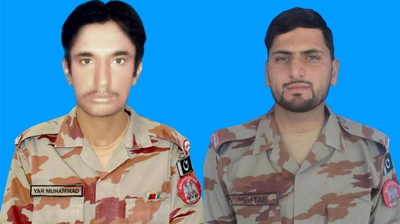 Two FC personnel martyred in Balochistan terrorist attack