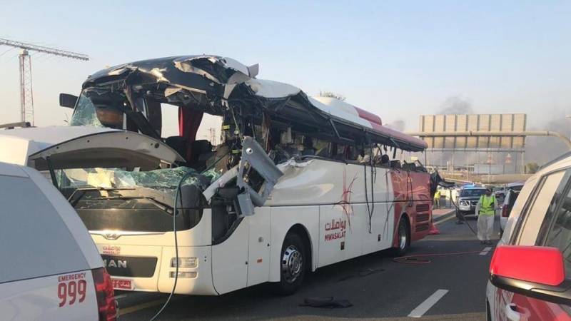 12 Indians among 17 killed in Dubai bus accident