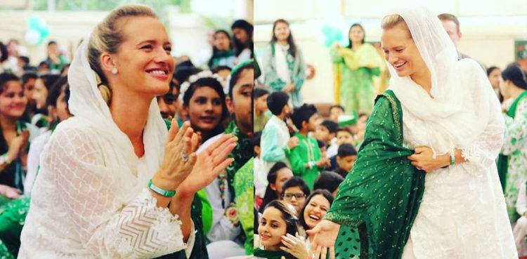 Shaniera Akram, wife of legendry Wasim Akram sets a new example of patriotism for Pakistanis