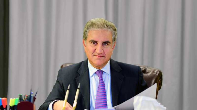 FM Qureshi in UK to hold bilateral meetings with British leadership