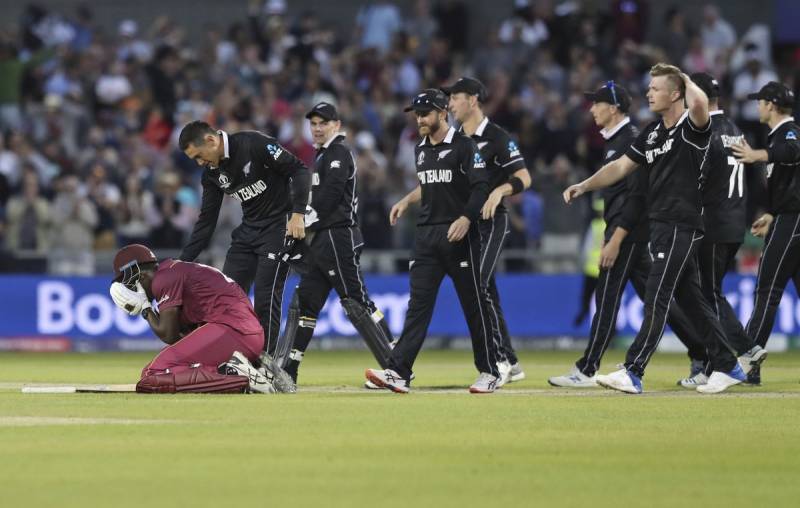 New Zealand beat West Indies by five runs at Manchester