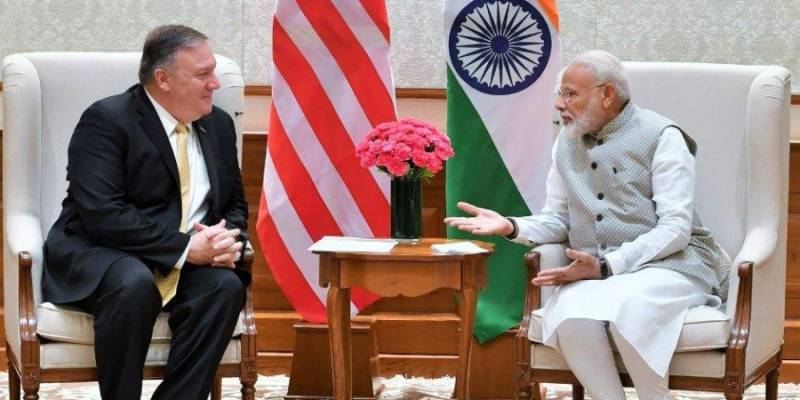 Pompeo meets Modi in New Delhi