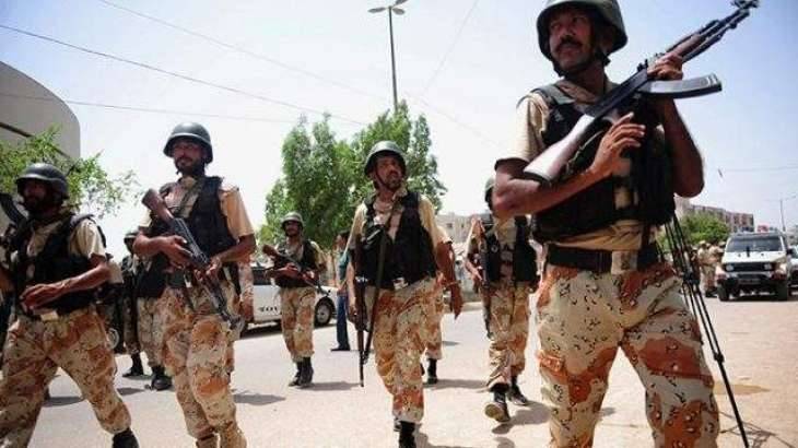 Six accused arrested in Rangers operation in Karachi