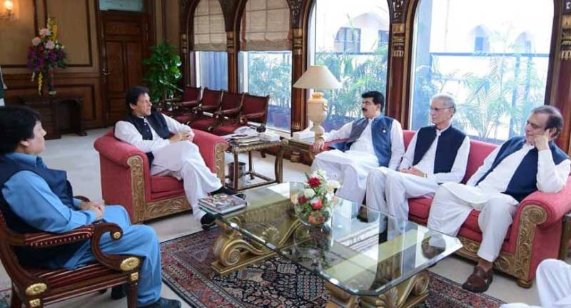 PM Imran Khan express confidence over abilities of Chairman Senate Sadiq Sanjrani