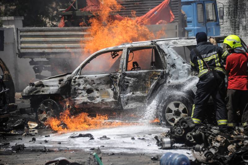 Afghan Taliban deadly suicide car bomb blast at Police Station plays havoc in Kabul