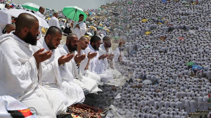 About two million pilgrims converge in Arafat to perform main ritual of Hajj