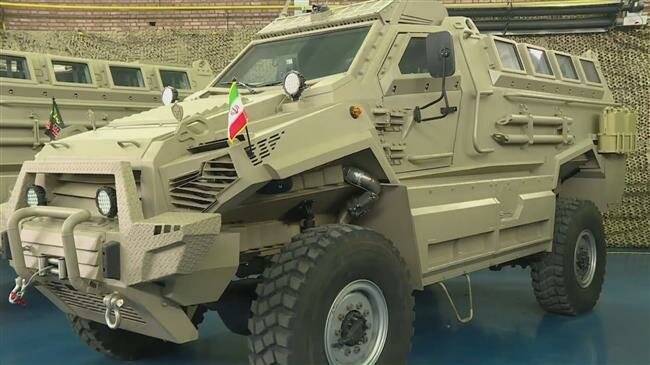 Iran unveiled new state of the art military armoured vehicles