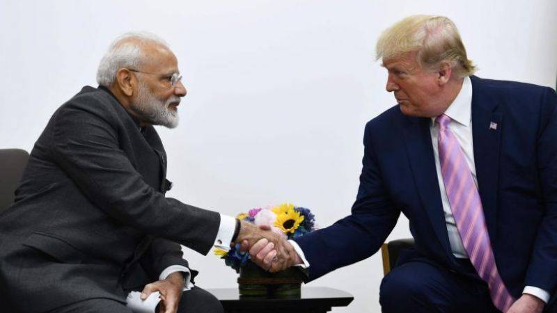 Indian PM Modi makes indirect complain to US President Trump against Pakistani PM Imran Khan