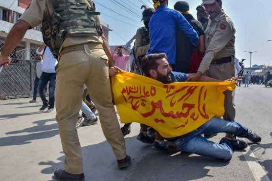 Indian Military plays havoc upon Muharram procession in Occupied Kashmir with firing and arrests of hundreds