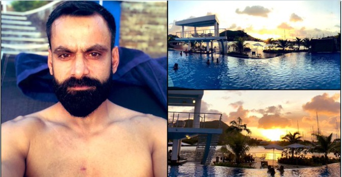 Mohammad Hafeez brutally trolled for his shirtless shot