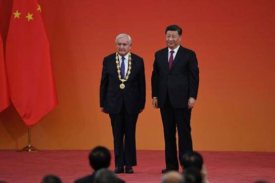 Chinese President Xi Jinping awarded medals and honorary titles to array of domestic and international heroes