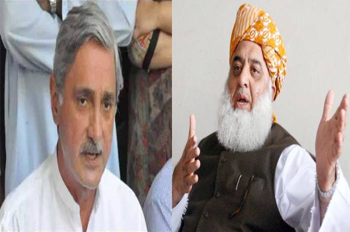 Jehangir Khan Tareen makes entry against FazalRehman Azadi March