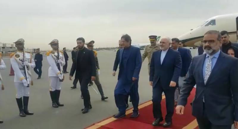 Pakistan PM Imran Khan received Red Carpet welcome upon arrival at Tehran