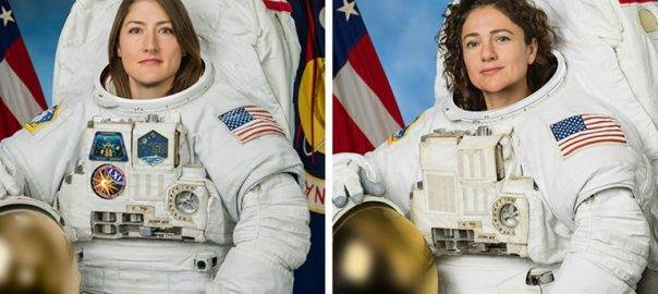 US makes history with all women space walk