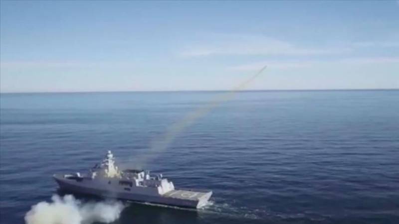 Successful test fire of the first indigenous built sea launched cruise missile